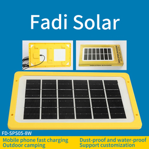 Lámpara de Lectura Portátil de 8W, Luz Solar de Emergencia Súper Brillante con Carga USB para Móviles, LED para Exteriores, Camping y Jardín, IP33 - Product Image 6