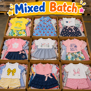 Ensembles de vêtements en coton pour enfants, t-shirt à manches courtes pour bébé garçon et fille avec short, motifs variés, vêtements d'été - Product Image 6