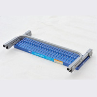 Échelle à roulettes en fer OEM en gros, portable, réglable en hauteur, pliable, avec pneus pour l'entretien des SUV et camions