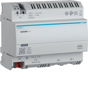 TJAS671 compatibile con il modulo Hagers KNX TP-IP IOT+EASY+DOMOVEA BASIC 6M - Product Image 1