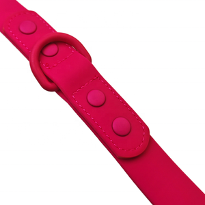 Multi-Use Waterproof Soft PVC <strong>Dog</strong> Leash Solid Pattern Hands-Free Training Lead Durable <strong>Stitching</strong> Rivets Double Snap Personalized - Product Image 3