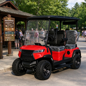 Voiturette de golf à suspension indépendante 4 places, idéale comme navette pour les terrains de golf - Product Image 1