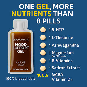 <span class=keywords><strong>Ashwagandha</strong></span> 5-htp Gaba Vloeibare Gel Stemmingsondersteuningssupplementen Voor Volwassenen Niet Voor Zwangere Vrouwen Bessensmaak - Product Image 3