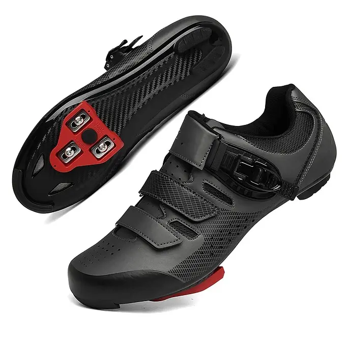 LINGQUE LQR FREE SAMPLE Men or Women Road Bike Cycling Shoes Indoor Bike Shoes Compatible SPD Cleats Riding Shoe Outdoor