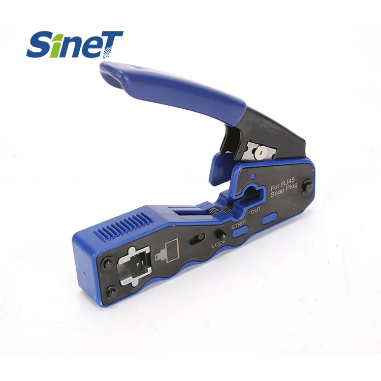 गर्म बिक्री अमेज़न RJ45 Crimping उपकरण ईज़ी अंत के माध्यम से पारित RJ45 Crimper