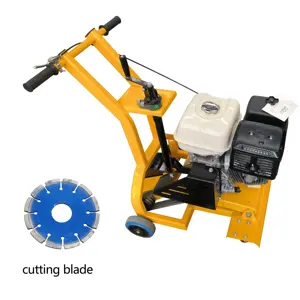 Portable Hand-pull Asphalt Cement Pavement Grooving Machine Road Slotting Machine