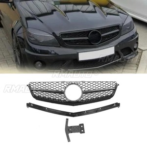 ชุดแต่งกระจังหน้ารถยนต์ แถบตกแต่งกระจังหน้า สำหรับ Mercedes Benz W204 C63 ปี 2009-2011 อะไหล่ภายนอก - Product Image 1