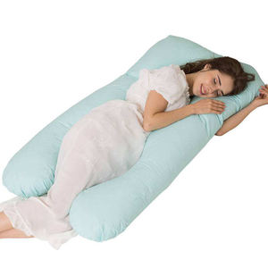 Buen vendedor <span class=keywords><strong>en</strong></span> forma de U almohada de <span class=keywords><strong>embarazo</strong></span> maternidad embarazada necesario 100% algodón orgánico seguridad y comodidad - Product Image 2