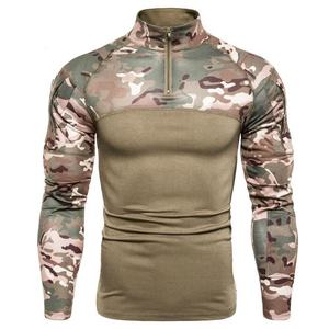 T-shirt tactique camouflage pour homme, manches longues, chemise de combat - Product Image 1