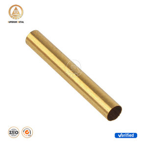 중국 공장 CuZn30 C26000 H70 황동 튜브 20mm 원형 황동 튜브 0.5mm 벽 두께 황동 파이프 - Product Image 1