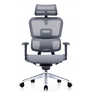 <span class=keywords><strong>Silla</strong></span> de Oficina Ergonómica <span class=keywords><strong>Gris</strong></span> de Alta Gama con Reposabrazos Ajustables en 3D, <span class=keywords><strong>Silla</strong></span> <span class=keywords><strong>Ejecutiva</strong></span> de Malla de la Mejor Calidad para Oficina - Product Image 2