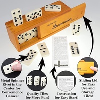 Ensemble de dominos pour adultes, jeux de société classiques, dominos Double 6 pour les jeux de famille, Double Six dominos Standard