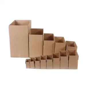 Boîte d'emballage Boîtes en carton 3 plis Cartons d'expédition 35x19x23 cm Papier brun d'emballage express Papier carton 3 couches 500 pièces