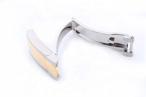 Fermoir plongeur pliable de 16mm Boucle déployante en acier inoxydable pour montre Rollex daytona - Product Image 5