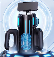 Masturbateur masculin Thunder Cannon King Pro Aircraft Cup Gaming Cabin, entièrement automatique, télescopique, électrique, à aspiration et serrage