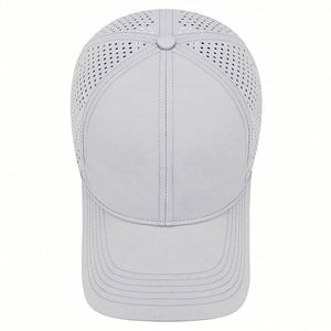 Oem Manufacturer Logo Men 6 Panel Laser Cut Hole Waterproof <b>Baseball</b> <b>Cap</b> Dad Gorras Outdoor Quick Dry <b>Baseball</b> <b>Cap</b> - Product Image 4