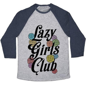 Lazy Girls Club Unisex Tri-Blend <b>Baseball</b> <b>Tee</b> - Product Image 4
