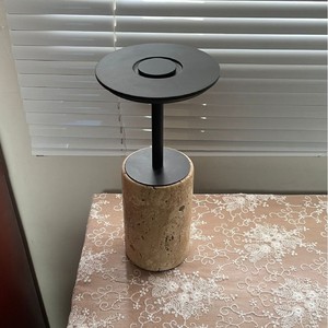 Modern Travertine Table <b>Lamp</b> <b>Led</b> Touch Control Tricolor <b>Light</b> Home Decor Living Room Bedroom Study Desk <b>Lamp</b> - Product Image 4