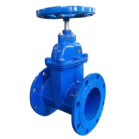 Vanne à opercule en fonte ductile à joint souple ZZYX DN50-1200, tige non élévatrice, siège élastique, commande manuelle hydraulique, pour coupure d'eau