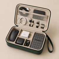 Sac de rangement numérique en EVA personnalisé, étui portable pour câbles, chargeurs, écouteurs et accessoires technologiques quotidiens