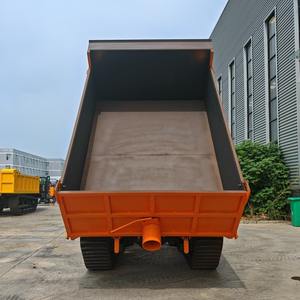 2023 NOUVEAU MODÈLE 1 TONNE CRAWLER DUMPER SD10T 1 TON MINI CRAWLER DUMPER MINI LOADER AVEC GODET DE CHARGEMENT - Product Image 1