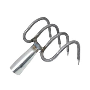 Stone Slag Rake Thickened Curved Tines For Railway Construction Farming Land Reclamation Outdoor Use - Product Image 2