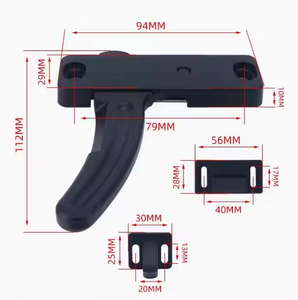 Vente chaude Serrure de <span class=keywords><strong>porte</strong></span> de camping-car en alliage de zinc noir imperméable robuste et durable pour camping-car, <span class=keywords><strong>remorque</strong></span>, camping-car et caravane Pièces de carrosserie - Product Image 4