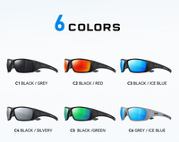 KDEAM KD0728 Nouvelles Lunettes de Soleil Polarisées pour la Pêche, Monture TR90 Confortable, Anti-UV, Lunettes de Sport d'Extérieur