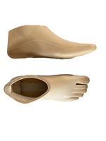 Couvre-pied beige, prothèses artificielles, orthèses médicales, coque de pied pour articulation du genou, classe II, garantie de 2 ans, merveilleux 1F10SE