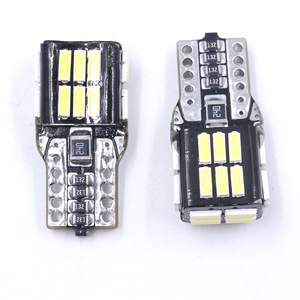 T10 T15 led ampoules d'éclairage intérieur w5w t10 W16W T15 27smd 2835 24smd 4014 canbus voiture porte queue <span class=keywords><strong>coffre</strong></span> signal lumière ampoule t10 led - Product Image 4