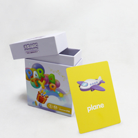 Impression personnalisée apprentissage pinyin carte d'éducation précoce mémoire de haute qualité pratique laser flashcard pour les enfants