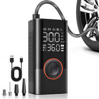 Pompe à air numérique intelligente portable avec affichage de la température, gonfleur de pneus sans fil 120W, gonflage 3 fois plus rapide pour vélo tout-terrain