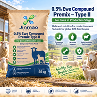 Minéraux et oligo-éléments en poudre de qualité alimentaire pour brebis et chèvres, additifs nutritionnels pour l'alimentation animale à 0,5%