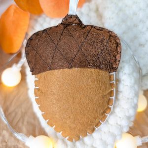 Adornos de Fieltro de Algodón para Otoño - Juego de 6 Decoraciones Hechas a Mano para Otoño, Rellenas para Halloween y Acción de Gracias (Colores Personalizados de Bolea) - Product Image 6