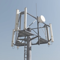 Tour monopôle de toit Jiayao 20m |   Poteau d'antenne de station de base WiFi 5G galvanisé pour site de communication urbaine
