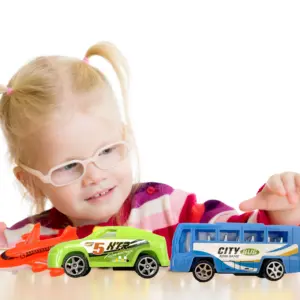 Giocattolo di promozione gioco per bambini mini tirare indietro autobus aereo auto giocattolo per bambini