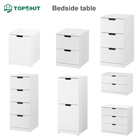 Ensembles de meubles de rangement universels multi-pièces en bois blanc pour appartements personnalisés et aménagements commerciaux