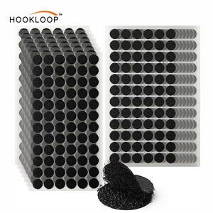 Vente en gros <span class=keywords><strong>de</strong></span> ruban auto-adhésif en nylon écologique double face, forme <span class=keywords><strong>de</strong></span> boucle ronde perforée pour chaussures, sacs, vêtements - Product Image 2