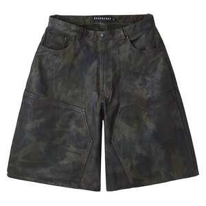 <span class=keywords><strong>Shorts</strong></span> in <span class=keywords><strong>pelle</strong></span> Colorblock stile stile personalizzato di alta qualità <span class=keywords><strong>Shorts</strong></span> Casual in <span class=keywords><strong>pelle</strong></span> sintetica - Product Image 3