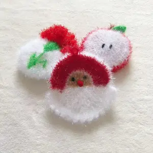 Dishcloths Crocheted Hanging Dishcloths Santa Cleaning Cloths For Kitchen Pots And Pans Cleaning