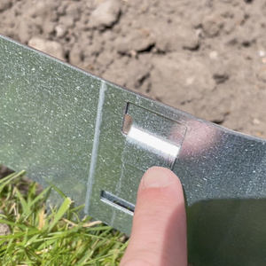 ขอบสนามหญ้ารูปสี่เหลี่ยมผืนผ้าเหล็กคอร์เทนเคลือบสีฝุ่น ทนทานต่อสภาพอากาศ สไตล์อาร์ตเดโค ขอบสวนแบบยืดหยุ่น ใช้ได้ทั้งภายในและภายนอกอาคาร - Product Image 3