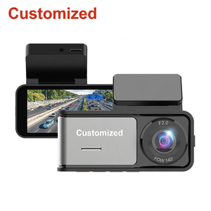 Caméra de tableau de bord 4K HD pour voiture, double objectif avant 4K et arrière 1080P, ouverture F2.0, grand angle 140 degrés, moniteur de stationnement Wi-Fi - Product Image 1