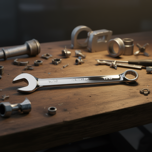 ประแจรวมเฟอร์วี 11/16 นิ้ว ชุบโครเมียม ขัดเงา - Product Image 3