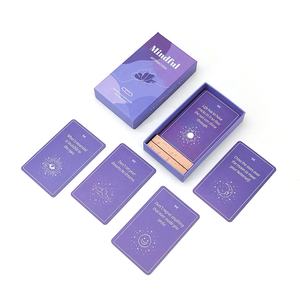 Hicreate 60-Card <span class=keywords><strong>de</strong></span> doble cara <span class=keywords><strong>de</strong></span> autocuidado Afirmación y baraja <span class=keywords><strong>de</strong></span> póquer 350gsm Naipes educativos <span class=keywords><strong>de</strong></span> papel - Product Image 1