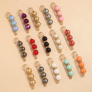 Outil de serrage de la taille pour femmes perle broche alliage boucle taille réducteur foulard voile fixation Cardigan vêtements broche fêtes mariages - Product Image 1