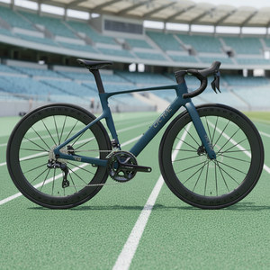 Vélo de route à cadre rigide en carbone R18, composants <span class=keywords><strong>105</strong></span> R7170 24 vitesses, roues en carbone, freins à disque hydrauliques, vélo de route léger - Product Image 1