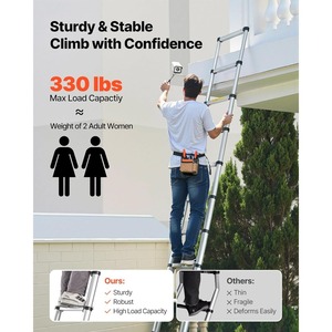 Échelle télescopique pour <span class=keywords><strong>grenier</strong></span> Deliladder 12,5 pieds - Product Image 2
