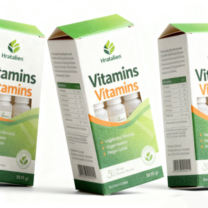 <span class=keywords><strong>Oem</strong></span> Custom Logo Bedrukt Mat Lamineren Premium Vitamine C Papieren Kaartverpakking Voor Capsules Supplement Papieren Kaartdoos - Product Image 2