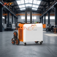 Machine de nettoyage laser pulsé refroidie par air 500W, source JPT, valise portable, nettoyeur laser pour l'élimination de la rouille et de la peinture sur métal