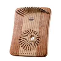 2024 New String Harp Veneer Easy to Learn Lyre Harp Professional Play Small Harp Instruments 17/31 Strings